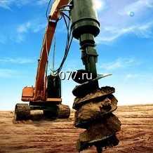 скважина под сваи (столбы, опоры)-бурение