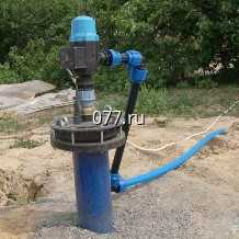 скважина под воду (водозаборная)-бурение с металлическими трубами, диаметр -159 мм