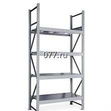 стеллаж складской полочный, сборно-разборный для дома, гаража, балкона