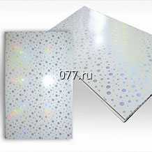 панель стеновая отделочная МДФ Эдельвейс, 2600x239, белый глянец