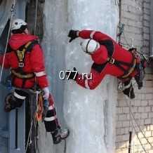 уборка снега и наледи с крыш (чистка кровли) промышленный альпинизм