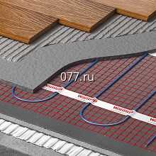 пол теплый электрический (система кабельного электрообогрева пола)-установка (монтаж)