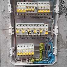 щит распределительный (электрощит)-установка (монтаж, сборка)