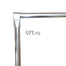 система труб сборная торговая для сборки торгового оборудования, хромированные Джокер (JOKER), для сборки конструкций, мебельных полок, для 25 трубы