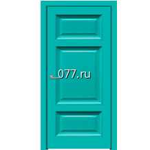 дверь (блок) межкомнатная-изготовление на заказ крашенная эконом Граффити 7, глухая (цвет: белый)