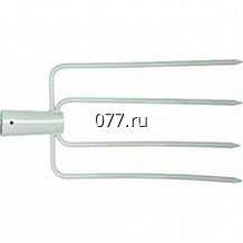 вилы навозные, четырехрогие, деревянный черенок