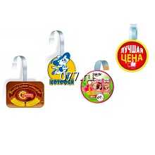 воблер (указатель рекламный)-изготовление на заказ на гибкой пластиковой ножке, пружине