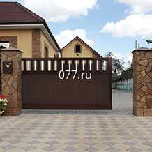 ворота въездные (уличные) установка (монтаж), откатные (складные), распашные, привод автоматический (электрический)