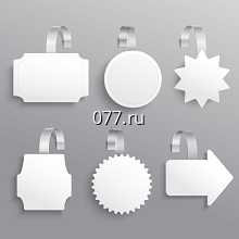 воблер (указатель рекламный)-изготовление на заказ