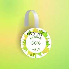 воблер (указатель рекламный)-изготовление на заказ на гибкой пластиковой ножке, пружине