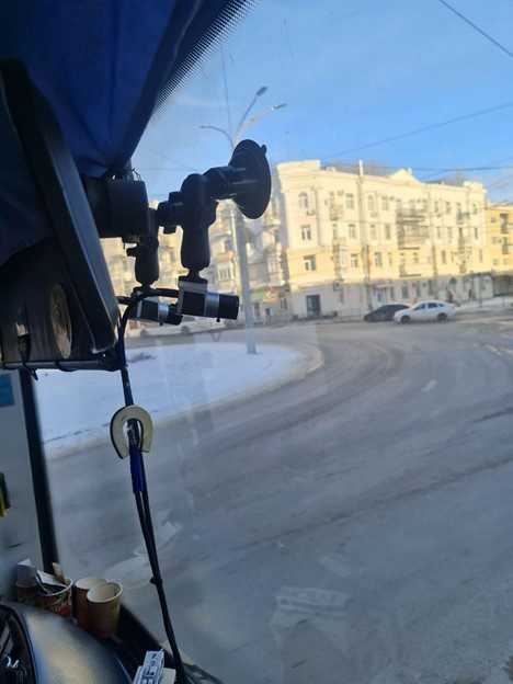 На воронежских троллейбусах установили камеры фиксации нарушений ПДД