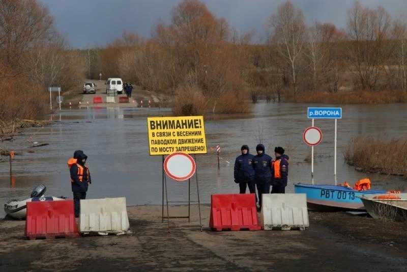 В Воронежской области затоплено одиннадцать мостов