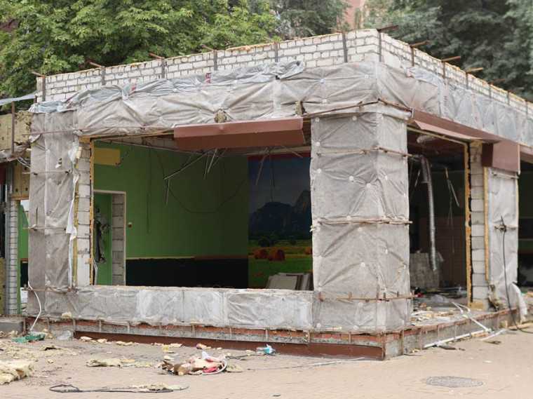 Работа по демонтажу незаконных построек продолжается в Воронеже