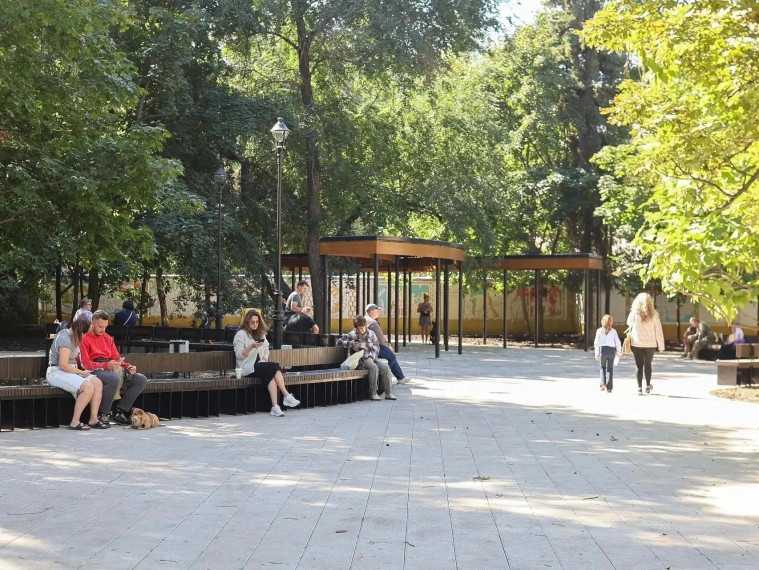 Благоустройство улицы Карла Маркса продолжается в Воронеже