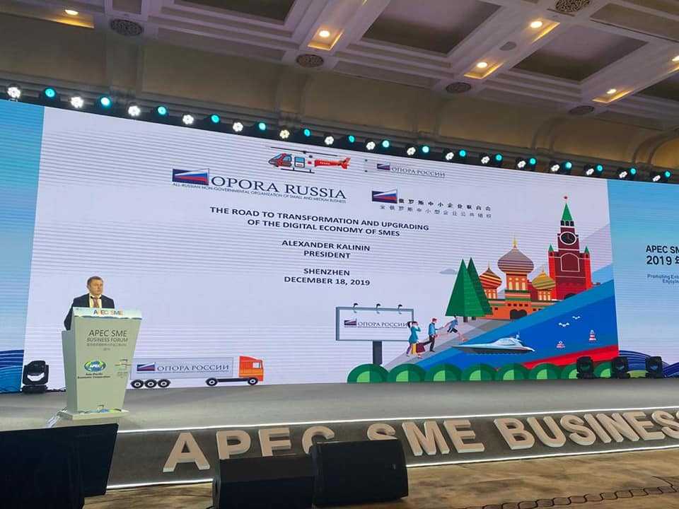 Россию представили на APEC SME Business Forum 2019