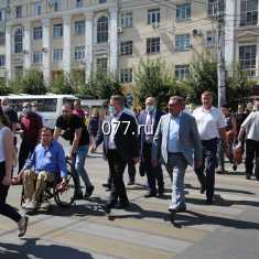 Воронежские тротуары адаптируют для нужд маломобильных граждан