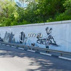 В Воронеже отреставрируют граффити, посвященное петровской эпохе 