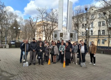 В Воронеже во время субботника убрали зеленые зоны, дворы, городские улицы и другие территории